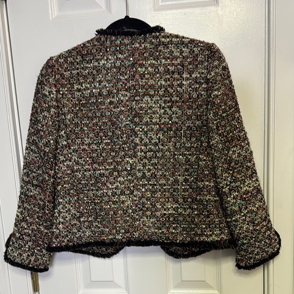 Women's Multicolor Tweed Jacket - Picture 7 of 7